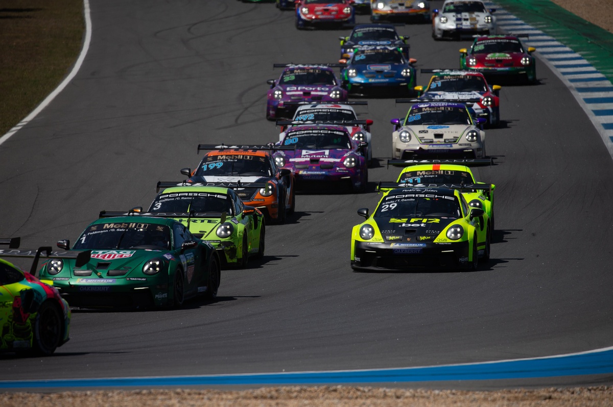 Por apenas 112 milésimos, Lucas Salles e Rafael Suzuki marcam a pole do Porsche C6 Bank Endurance Challenge na Argentina