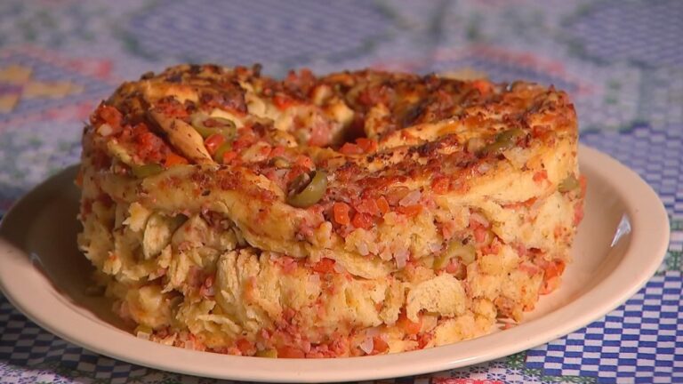 Receita Nosso Campo: aprenda a fazer torta trançada recheada com calabresa e muçarela