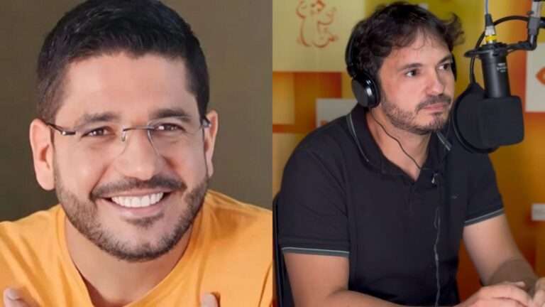 Foto: Colagem feita com imagens do prefeito Murilo Franca e do jornalista Rodrigo Ferraz