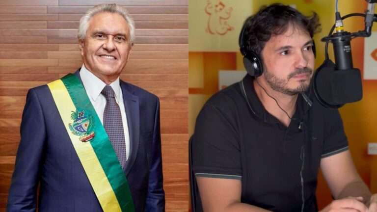 Foto: Montagem com imagens do pré-candidato à Presidência da República e do jornalista Rodrigo Ferraz